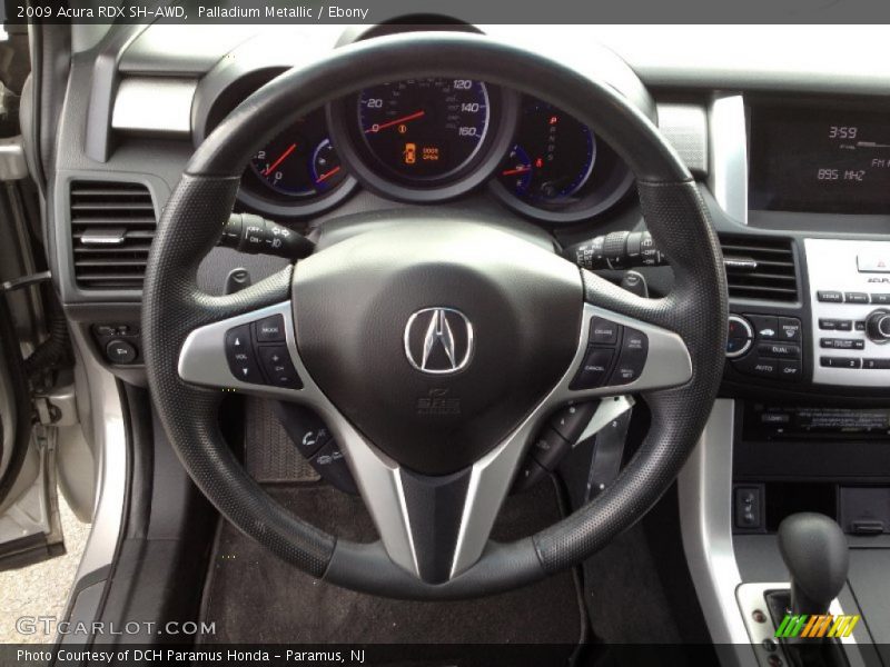 Palladium Metallic / Ebony 2009 Acura RDX SH-AWD
