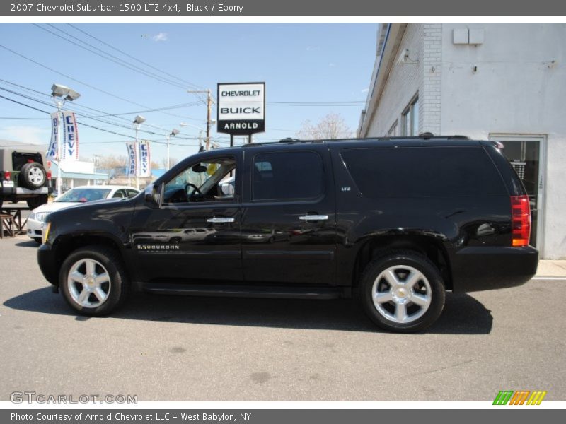 Black / Ebony 2007 Chevrolet Suburban 1500 LTZ 4x4