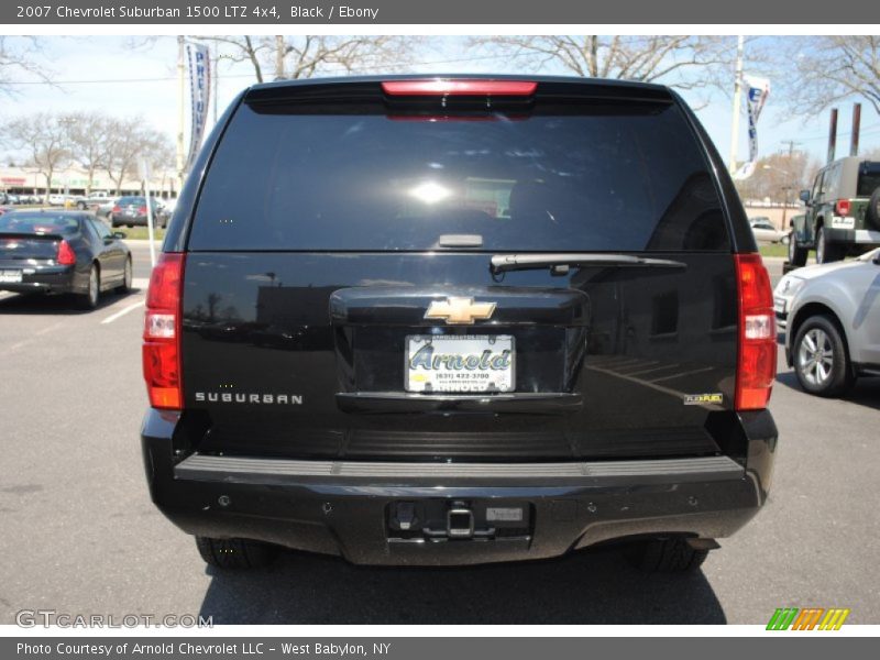Black / Ebony 2007 Chevrolet Suburban 1500 LTZ 4x4
