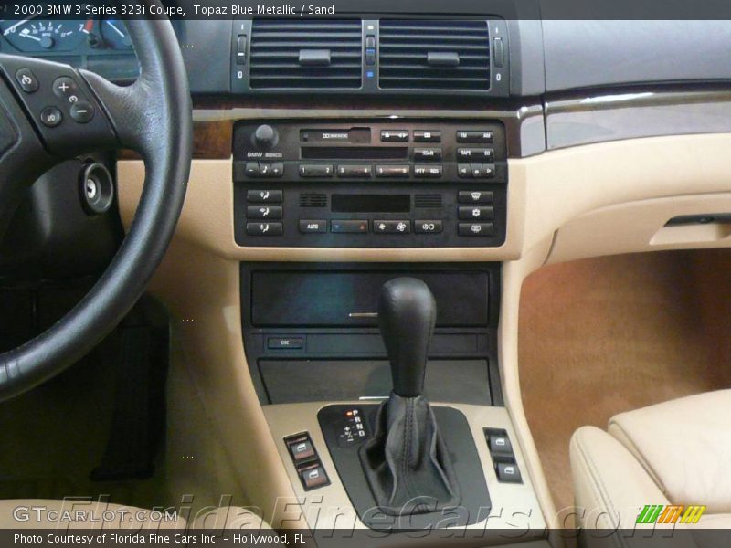 Topaz Blue Metallic / Sand 2000 BMW 3 Series 323i Coupe