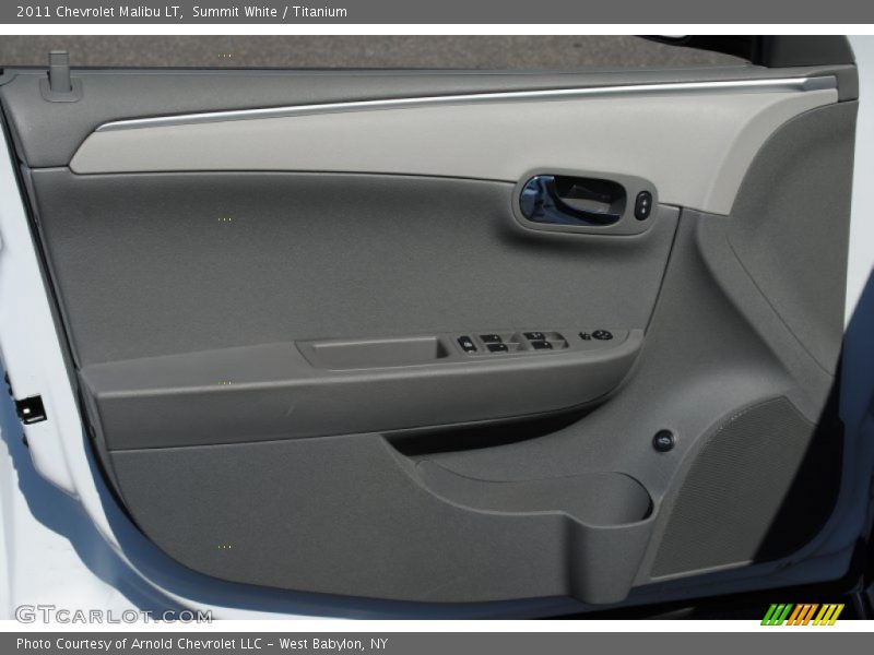 Summit White / Titanium 2011 Chevrolet Malibu LT