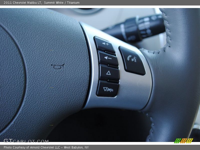 Summit White / Titanium 2011 Chevrolet Malibu LT