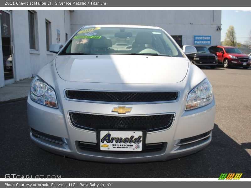 Silver Ice Metallic / Titanium 2011 Chevrolet Malibu LT