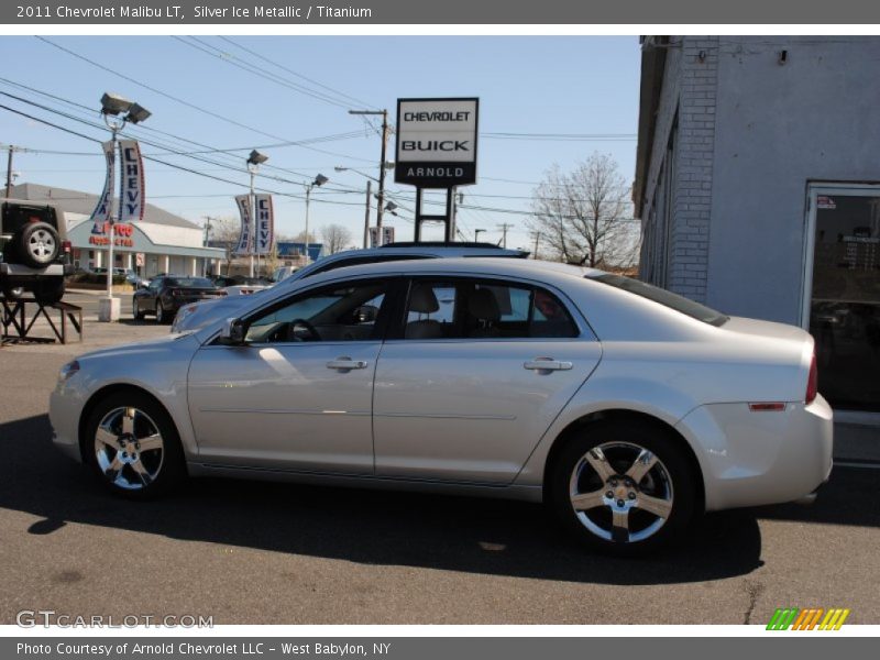 Silver Ice Metallic / Titanium 2011 Chevrolet Malibu LT