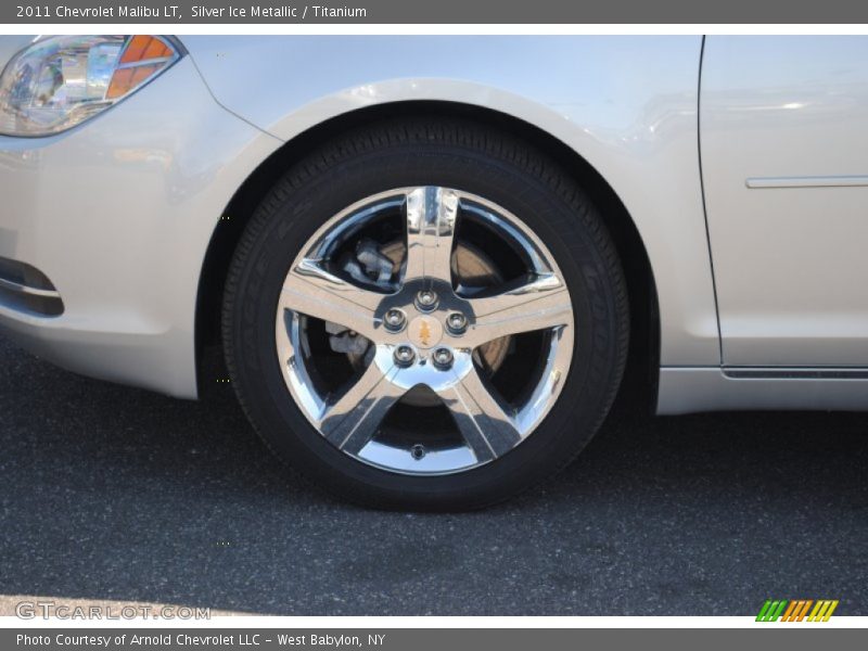 Silver Ice Metallic / Titanium 2011 Chevrolet Malibu LT
