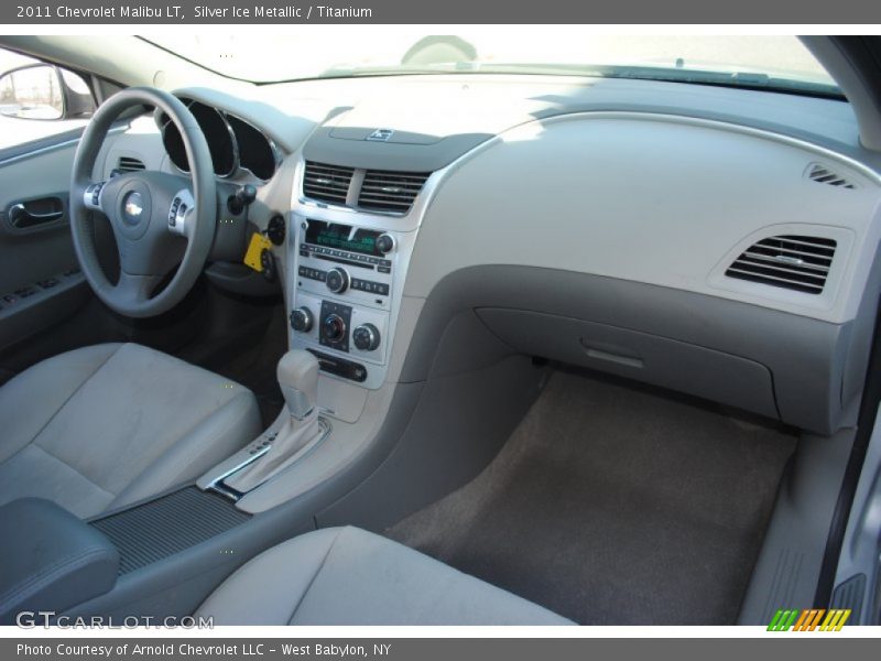 Silver Ice Metallic / Titanium 2011 Chevrolet Malibu LT