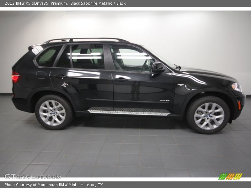 Black Sapphire Metallic / Black 2012 BMW X5 xDrive35i Premium