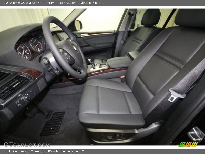 Black Sapphire Metallic / Black 2012 BMW X5 xDrive35i Premium