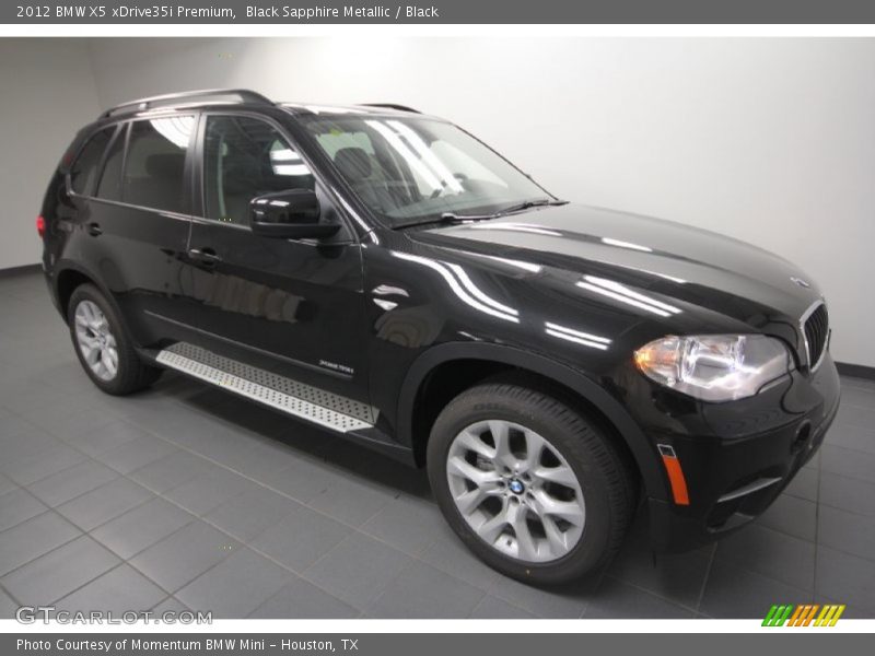 Black Sapphire Metallic / Black 2012 BMW X5 xDrive35i Premium