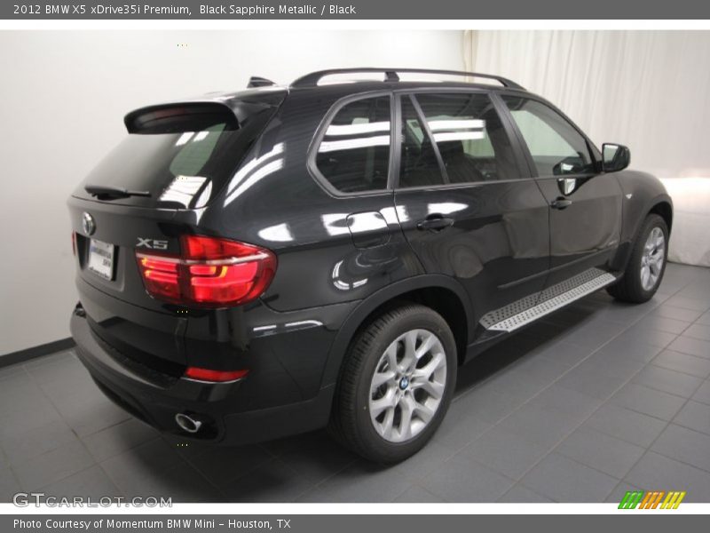 Black Sapphire Metallic / Black 2012 BMW X5 xDrive35i Premium