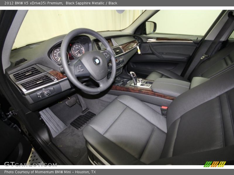 Black Sapphire Metallic / Black 2012 BMW X5 xDrive35i Premium