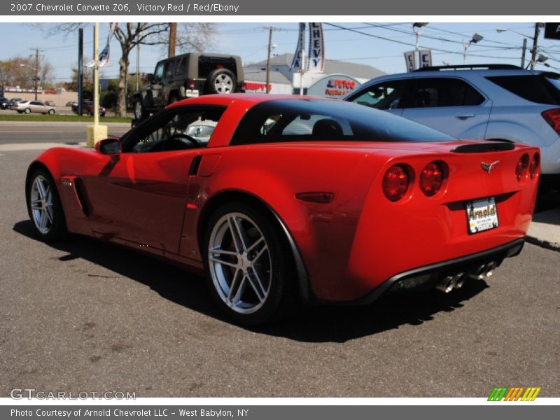 Victory Red / Red/Ebony 2007 Chevrolet Corvette Z06