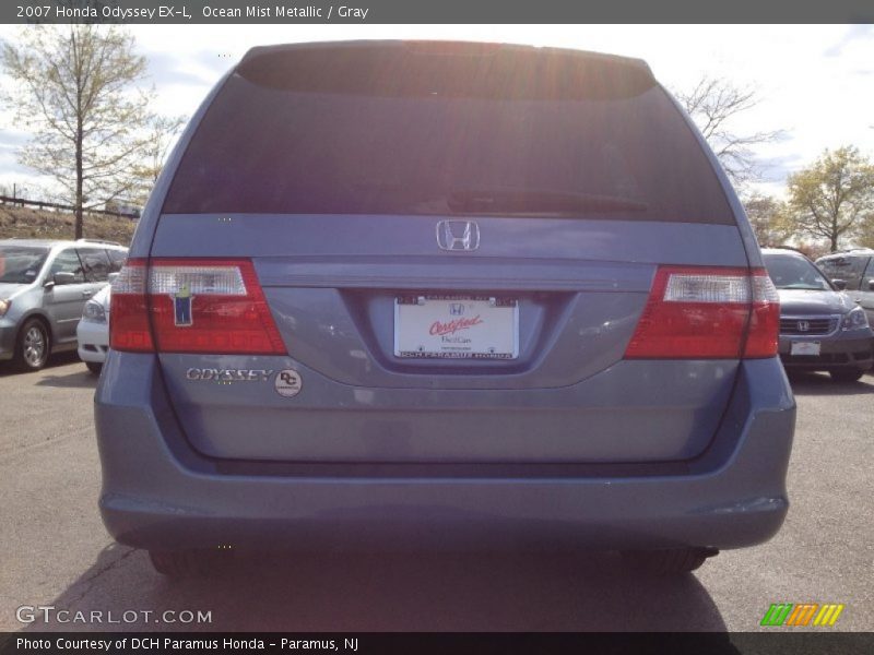 Ocean Mist Metallic / Gray 2007 Honda Odyssey EX-L