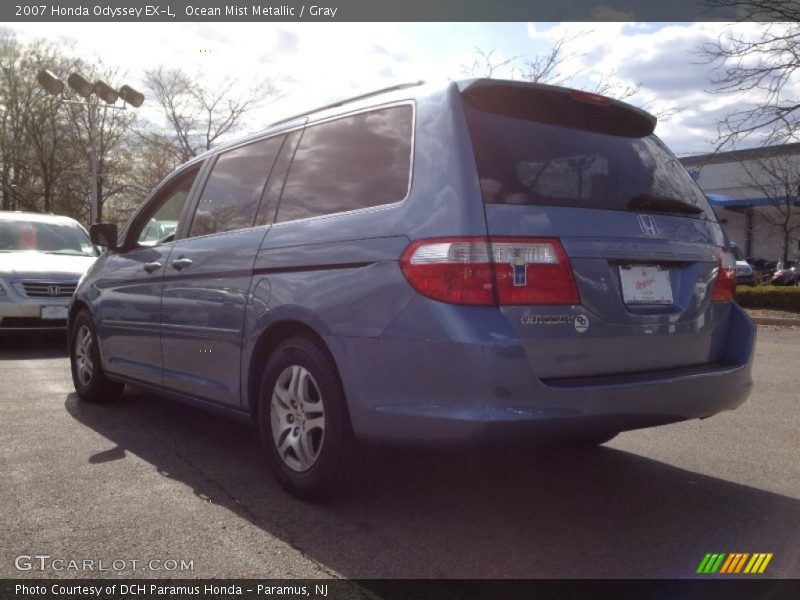 Ocean Mist Metallic / Gray 2007 Honda Odyssey EX-L