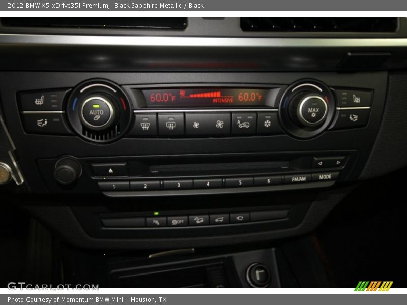 Black Sapphire Metallic / Black 2012 BMW X5 xDrive35i Premium