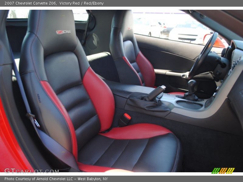  2007 Corvette Z06 Red/Ebony Interior