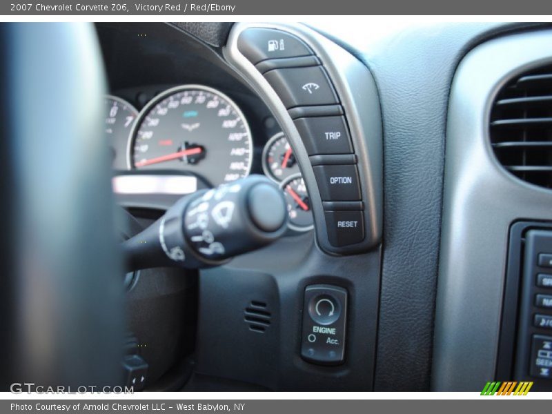 Controls of 2007 Corvette Z06