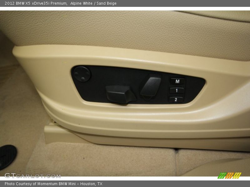 Alpine White / Sand Beige 2012 BMW X5 xDrive35i Premium