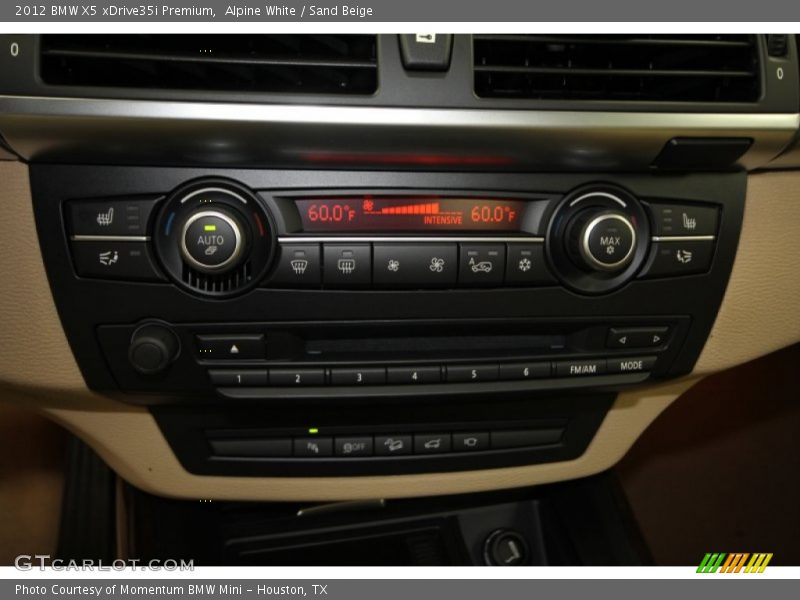 Alpine White / Sand Beige 2012 BMW X5 xDrive35i Premium