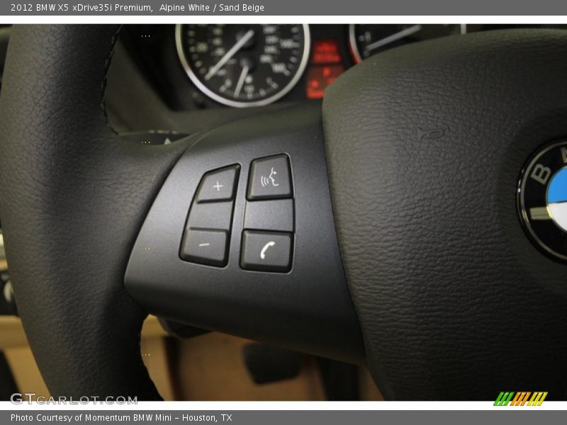 Alpine White / Sand Beige 2012 BMW X5 xDrive35i Premium