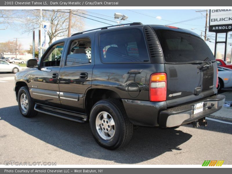 Dark Gray Metallic / Gray/Dark Charcoal 2003 Chevrolet Tahoe LS