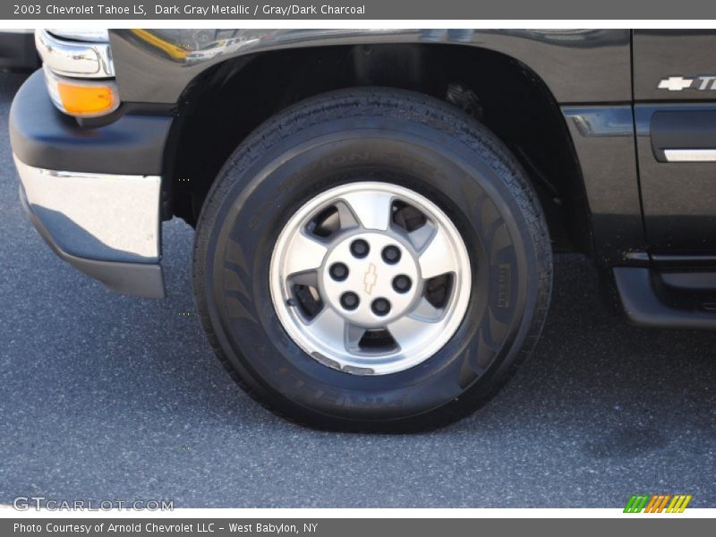Dark Gray Metallic / Gray/Dark Charcoal 2003 Chevrolet Tahoe LS