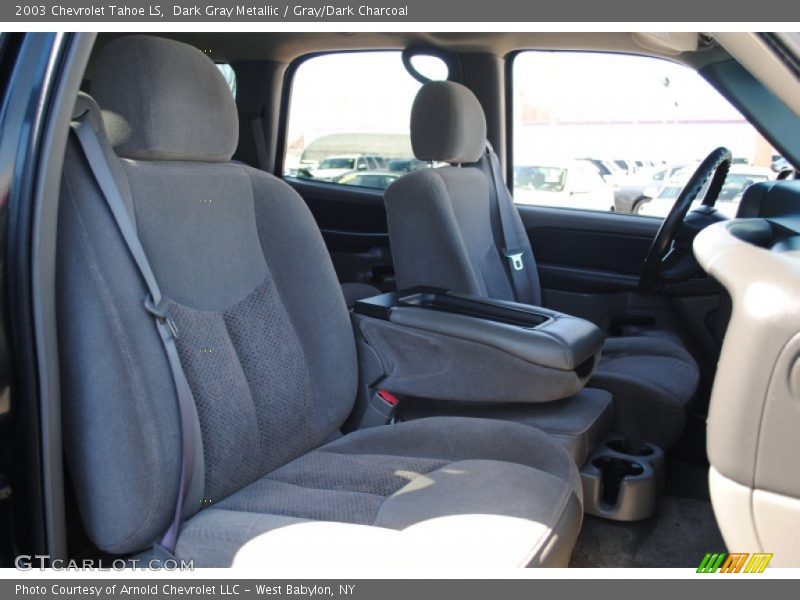 Dark Gray Metallic / Gray/Dark Charcoal 2003 Chevrolet Tahoe LS