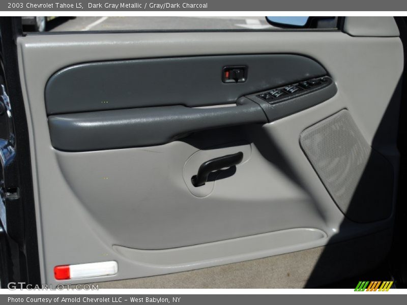 Dark Gray Metallic / Gray/Dark Charcoal 2003 Chevrolet Tahoe LS
