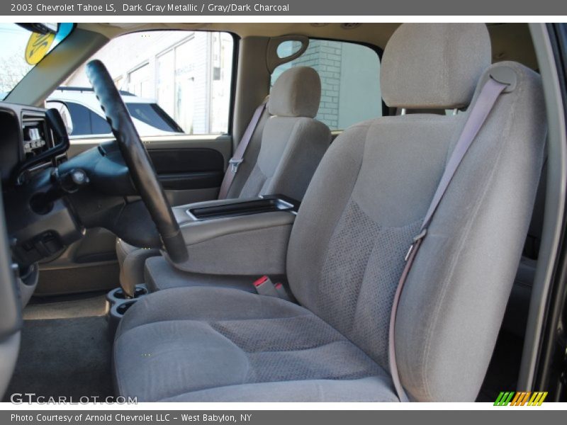 Dark Gray Metallic / Gray/Dark Charcoal 2003 Chevrolet Tahoe LS