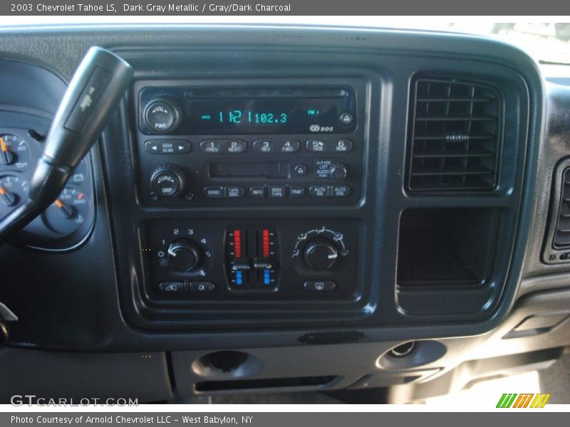 Dark Gray Metallic / Gray/Dark Charcoal 2003 Chevrolet Tahoe LS