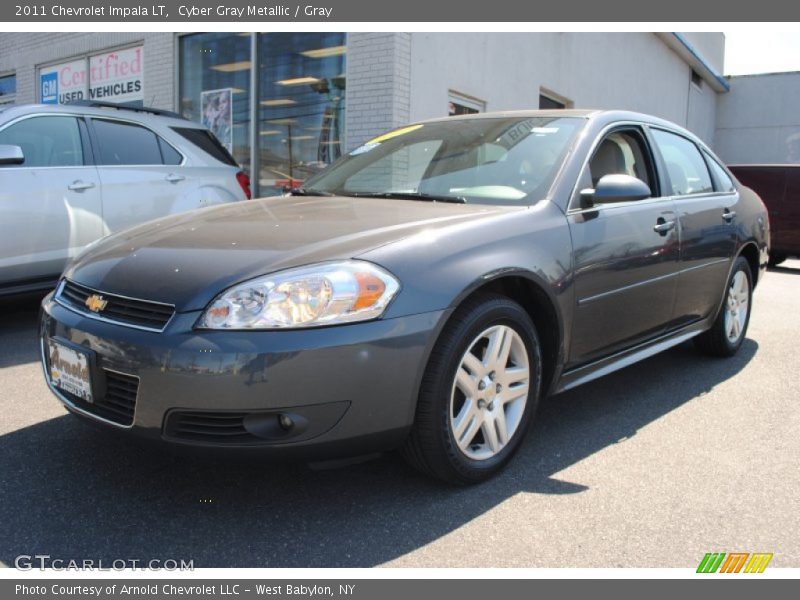 Cyber Gray Metallic / Gray 2011 Chevrolet Impala LT