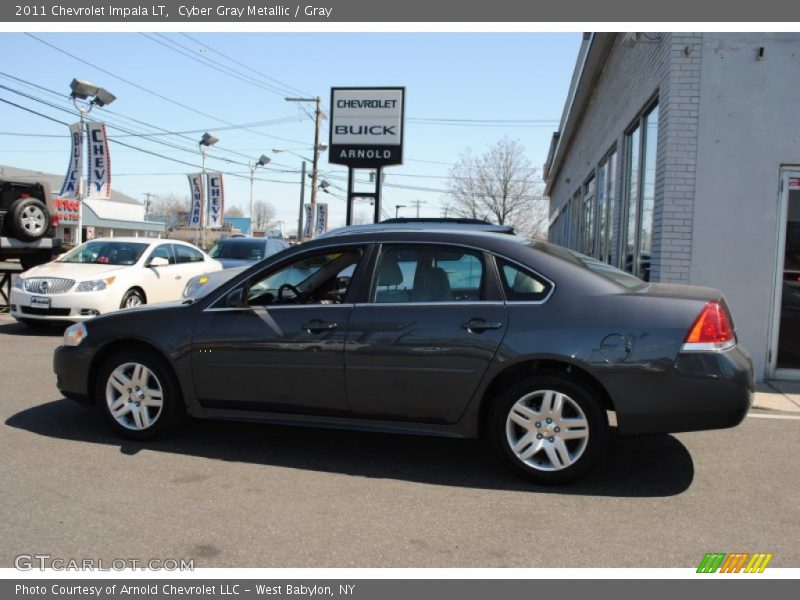 Cyber Gray Metallic / Gray 2011 Chevrolet Impala LT