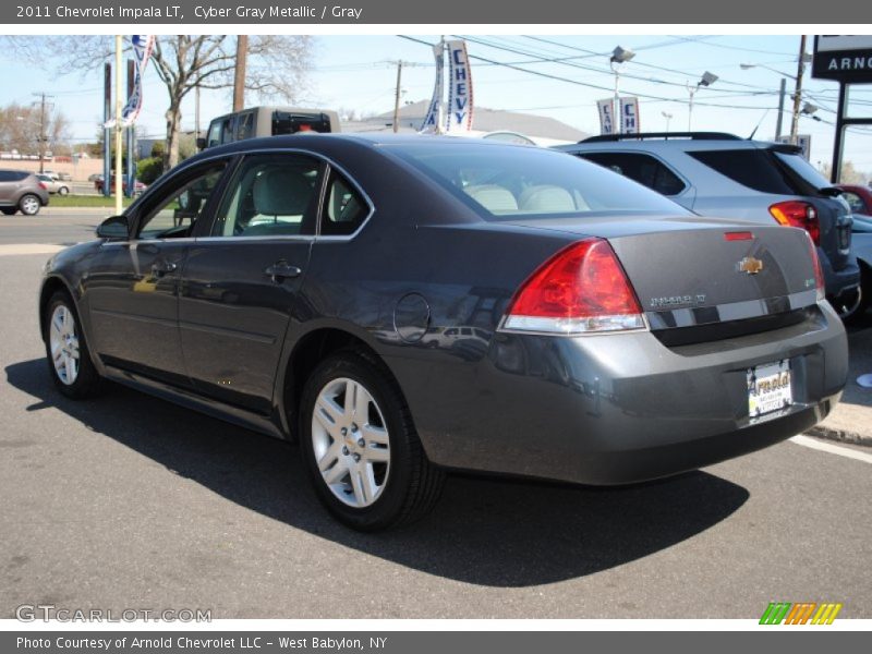 Cyber Gray Metallic / Gray 2011 Chevrolet Impala LT