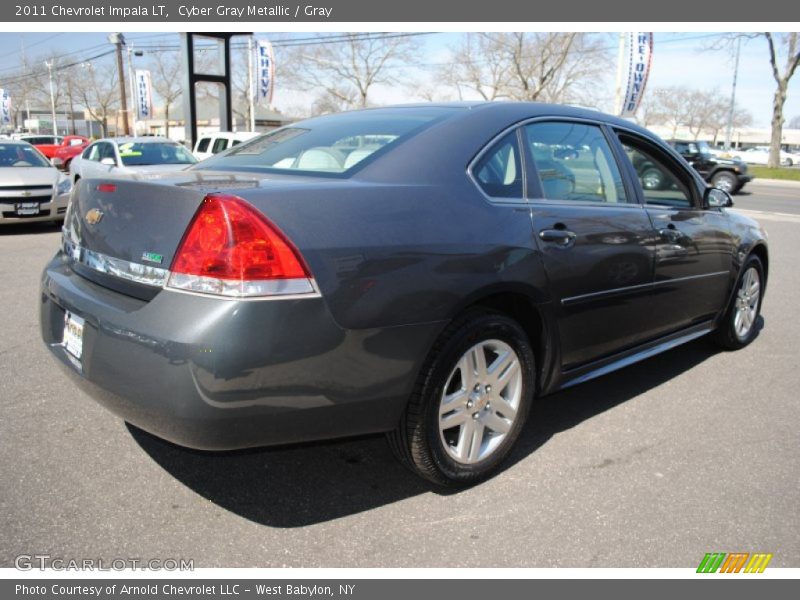 Cyber Gray Metallic / Gray 2011 Chevrolet Impala LT