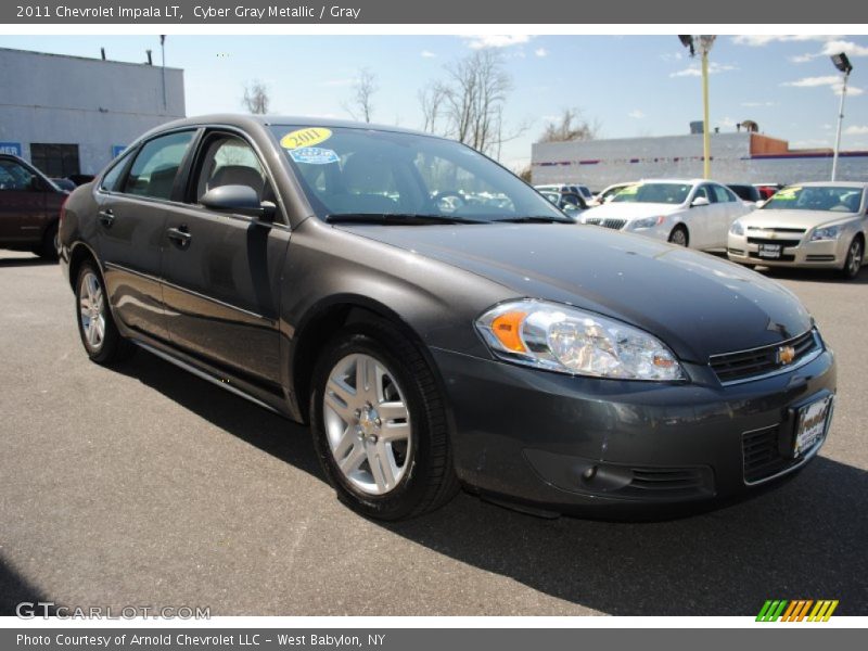 Cyber Gray Metallic / Gray 2011 Chevrolet Impala LT