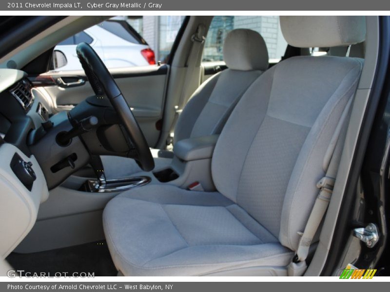 Cyber Gray Metallic / Gray 2011 Chevrolet Impala LT
