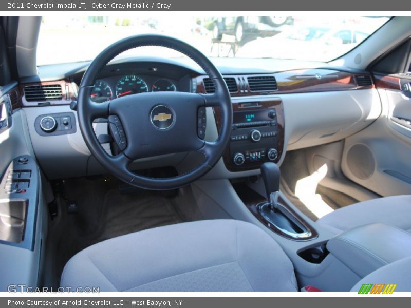 Cyber Gray Metallic / Gray 2011 Chevrolet Impala LT