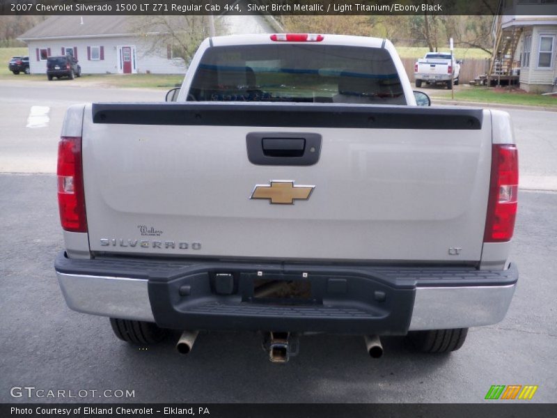 Silver Birch Metallic / Light Titanium/Ebony Black 2007 Chevrolet Silverado 1500 LT Z71 Regular Cab 4x4