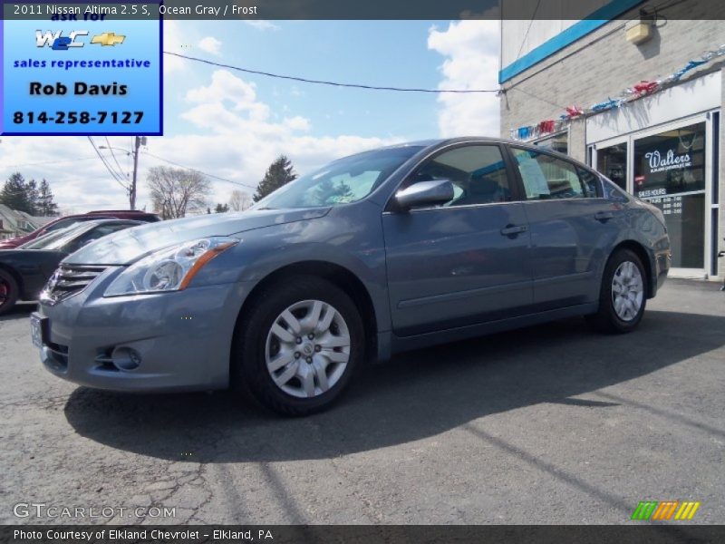 Ocean Gray / Frost 2011 Nissan Altima 2.5 S