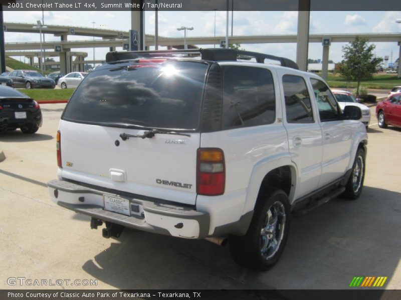 Summit White / Tan/Neutral 2001 Chevrolet Tahoe LT 4x4