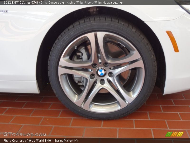Alpine White / Ivory White Nappa Leather 2012 BMW 6 Series 650i xDrive Convertible