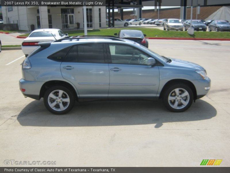 Breakwater Blue Metallic / Light Gray 2007 Lexus RX 350