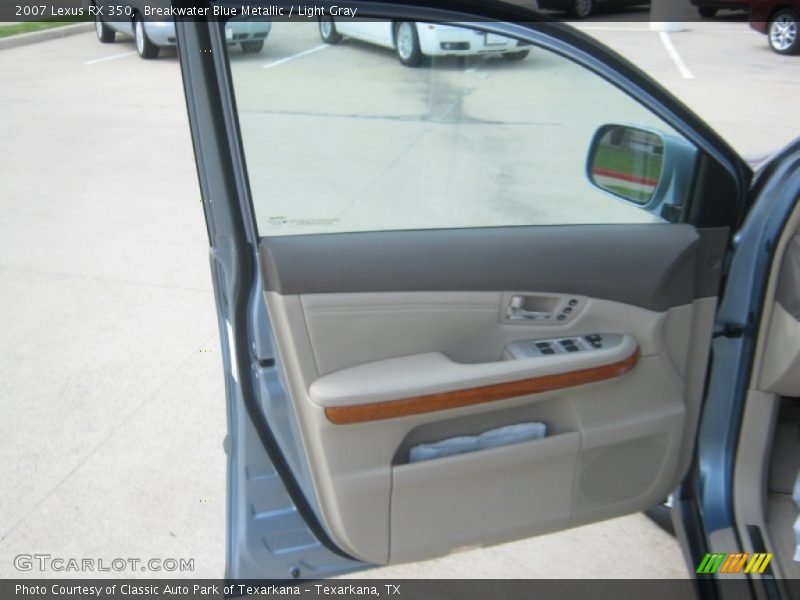 Breakwater Blue Metallic / Light Gray 2007 Lexus RX 350