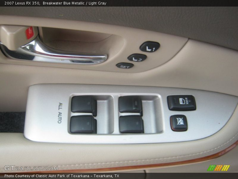 Breakwater Blue Metallic / Light Gray 2007 Lexus RX 350
