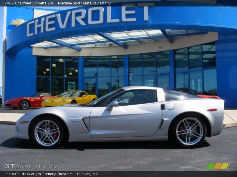 Machine Silver Metallic / Ebony 2007 Chevrolet Corvette Z06