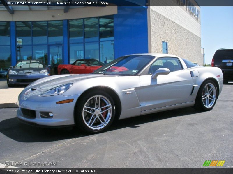 Machine Silver Metallic / Ebony 2007 Chevrolet Corvette Z06