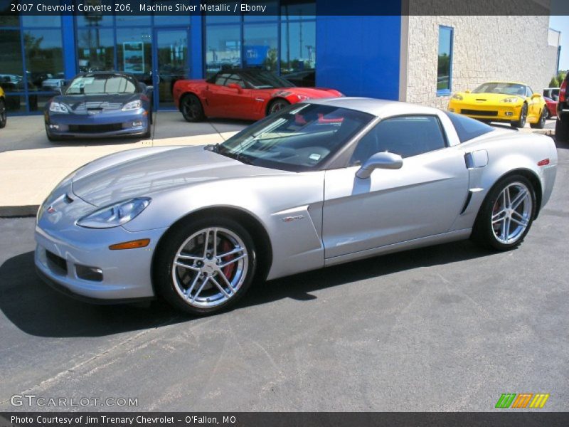 Machine Silver Metallic / Ebony 2007 Chevrolet Corvette Z06
