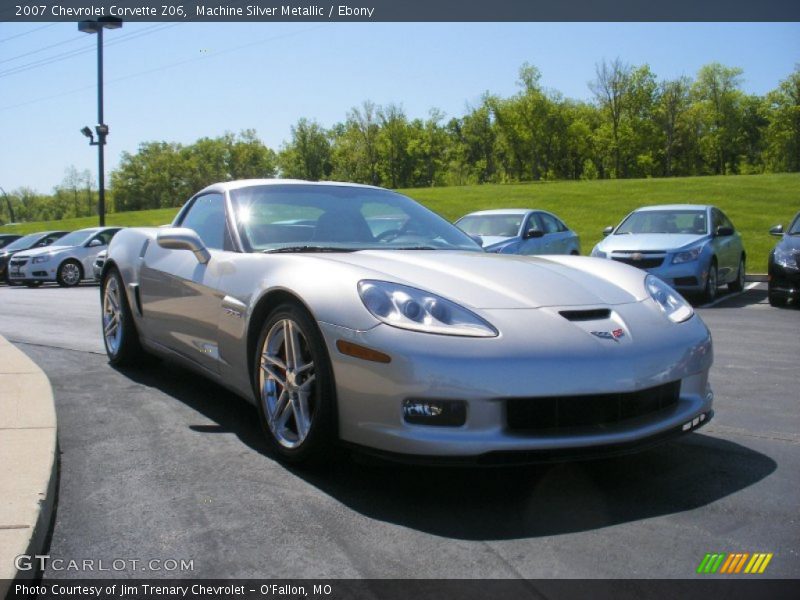 Machine Silver Metallic / Ebony 2007 Chevrolet Corvette Z06