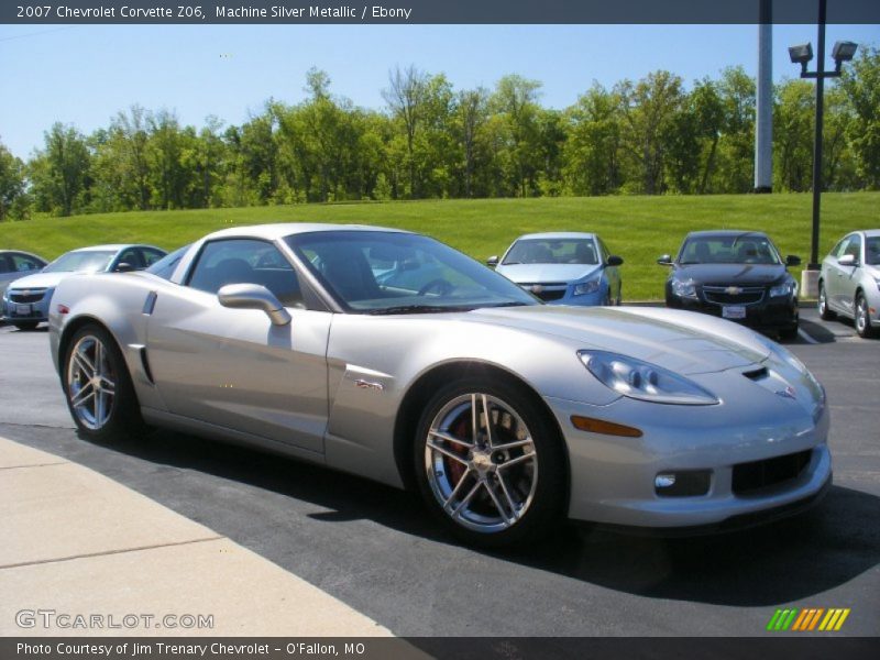 Machine Silver Metallic / Ebony 2007 Chevrolet Corvette Z06