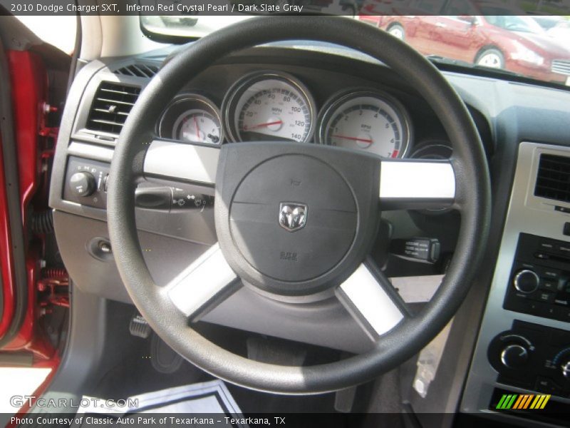 Inferno Red Crystal Pearl / Dark Slate Gray 2010 Dodge Charger SXT